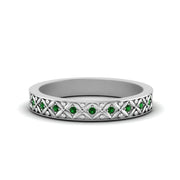 vintage-emerald-eternity-band-for-her-in-white-gold-FDEWB8646GEMGR-NL-WG